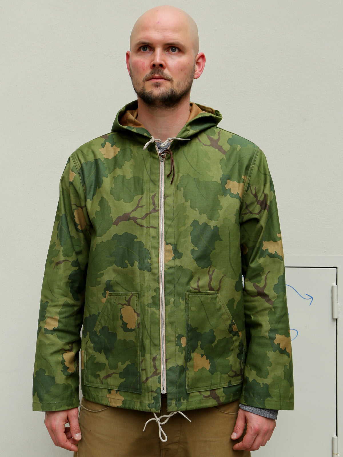 The Real McCoy's MJ23007 Camouflage Parka Mitchell Pattern - Green
