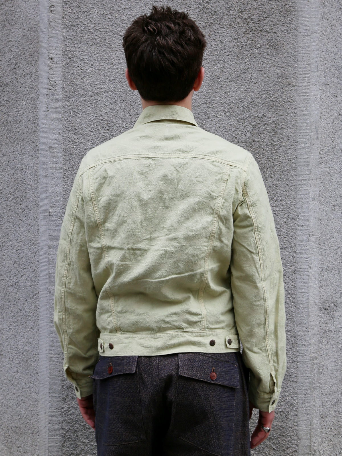 Samurai Jeans Tropical Weather Tracker Jacket – Green Tea (SJTKJ26-AT)