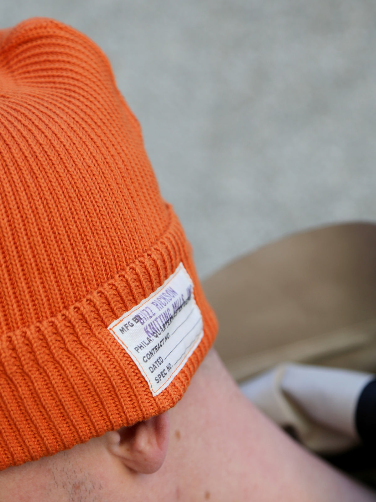 Buzz Rickson's Watch Cap Cotton Version – Orange (BR02186)
