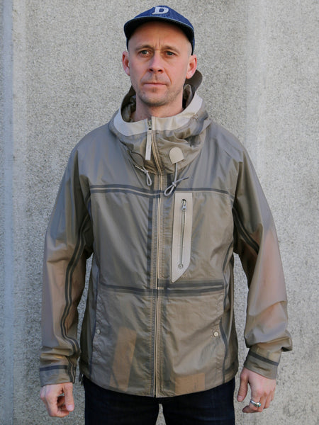 Ten C Wind Combo Bonded Shirt – Pale Taupe (22CTCUC11055)