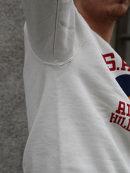 The Real McCOY's Military Print Sweatshirt US Army Air Force, Hill Field – Milk (MC25123-011)