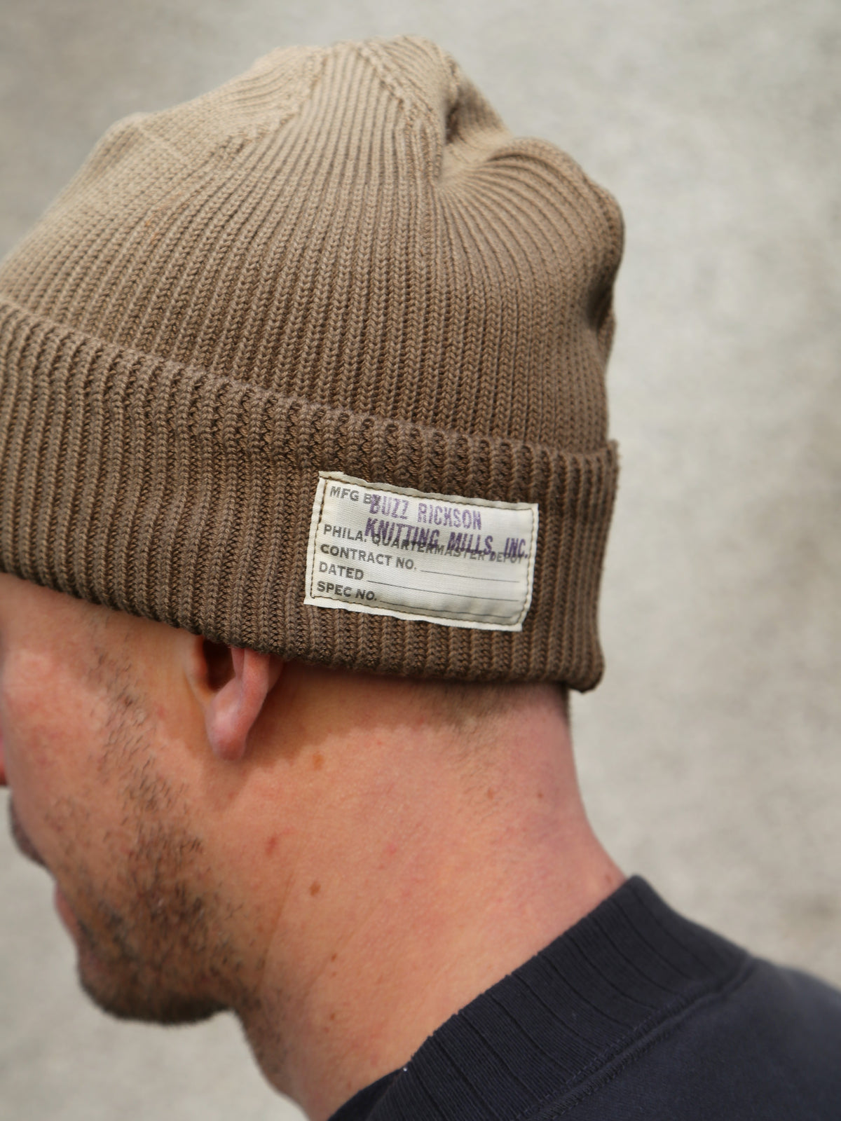 Buzz Rickson's Watch Cap Cotton Version – Olive (BR02186)