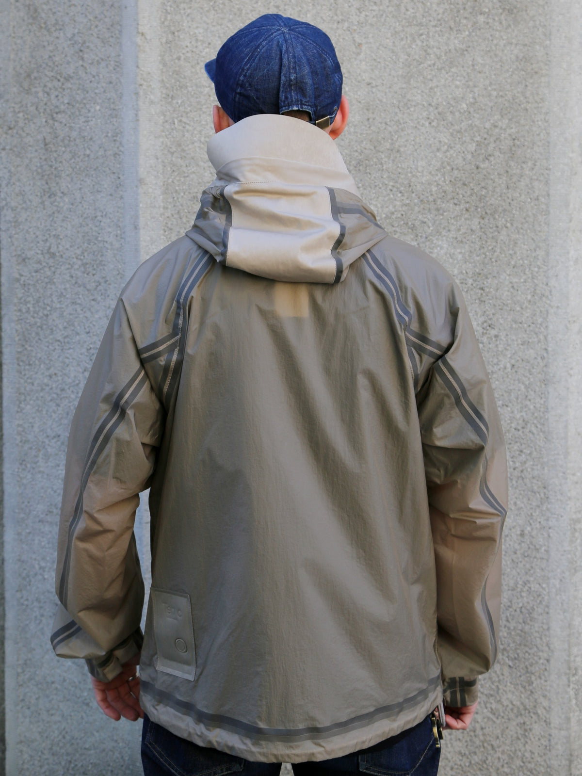 Ten C Wind Combo Bonded Shirt – Pale Taupe (22CTCUC11055)