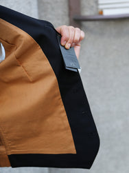 Black Sign Army Serge Butler Vest – Midnight Black (BSFS-22711)