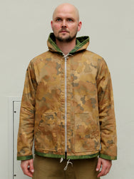 The Real McCoy's MJ23007 Camouflage Parka Mitchell Pattern - Green