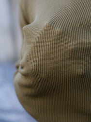 Studio d'Artisan Thermal Long Sleeve Tee – Khaki (9936)