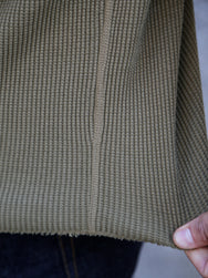 Studio d'Artisan Thermal Long Sleeve Tee – Khaki (9936)
