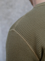 Studio d'Artisan Thermal Long Sleeve Tee – Khaki (9936)