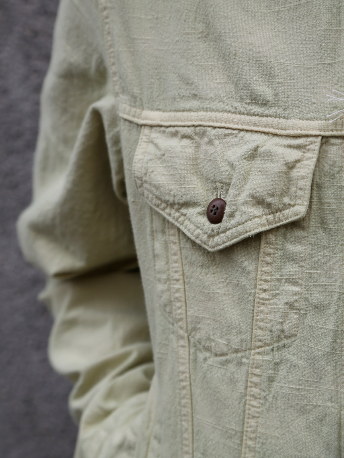 Samurai Jeans Tropical Weather Tracker Jacket – Green Tea (SJTKJ26-AT)