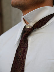Black Sign Paisley Figures Neck Tie – Krug