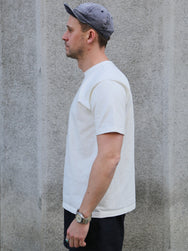 Studio d'Artisan Suvin Gold T-Shirt – White (8173)