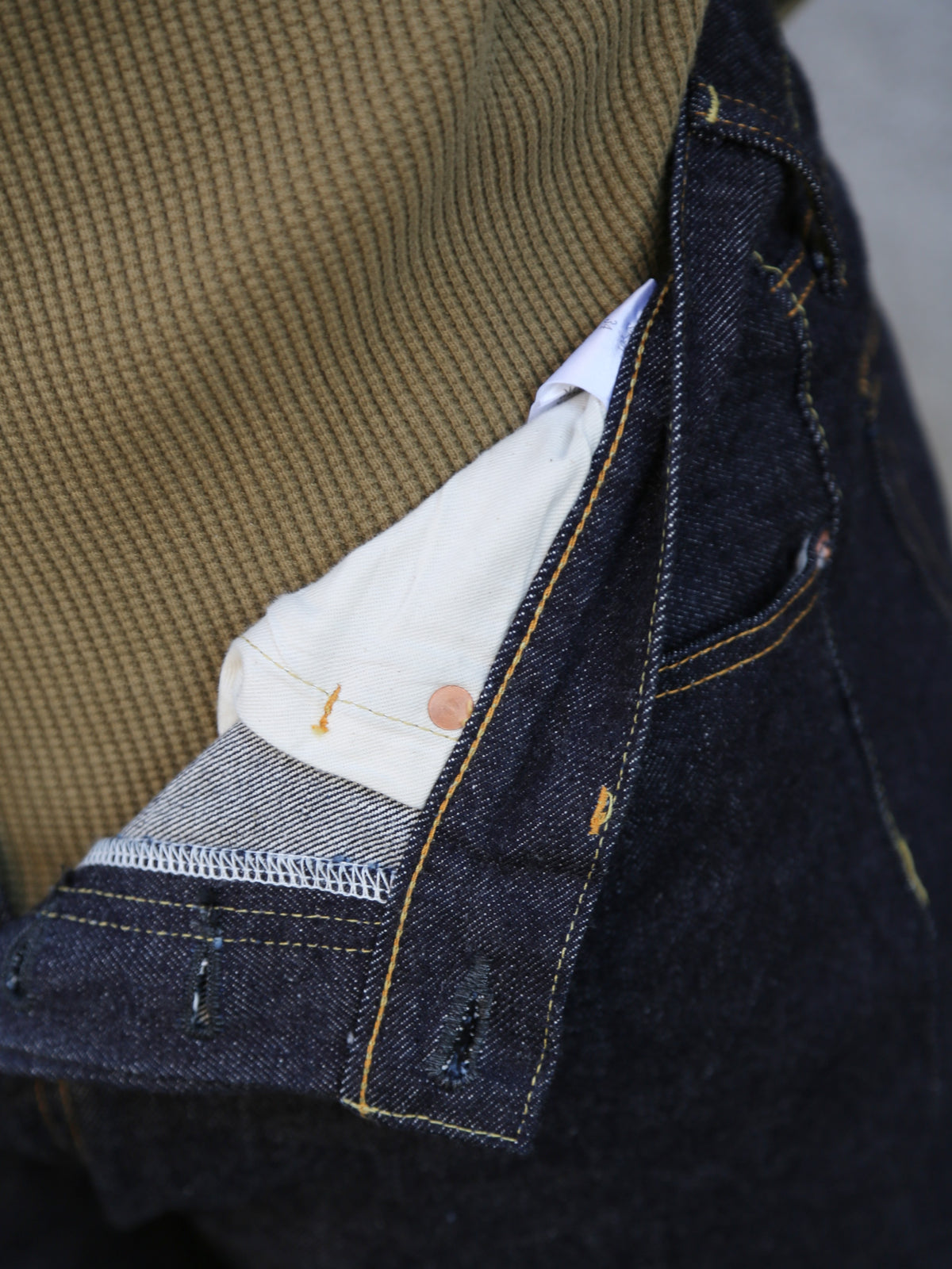 Studio D’Artisan 15oz Indigo Denim Jeans Straight Leg Fit (SD-101W)