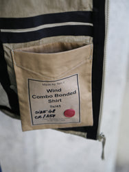 Ten C Wind Combo Bonded Shirt – Pale Taupe (22CTCUC11055)
