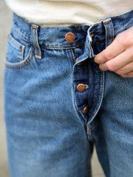 Nudie Jeans Josh Denim Shorts – Blue Haze (114639)