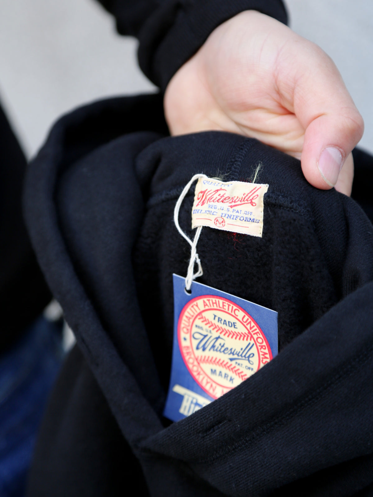 Whitesville Sweat Heavy Hoodie – Black (WV67729)