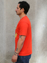 Studio d'Artisan USA Cotton Skate Print Tee – Red (8210B)