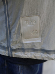 Ten C Wind Combo Bonded Shirt – Pale Taupe (22CTCUC11055)