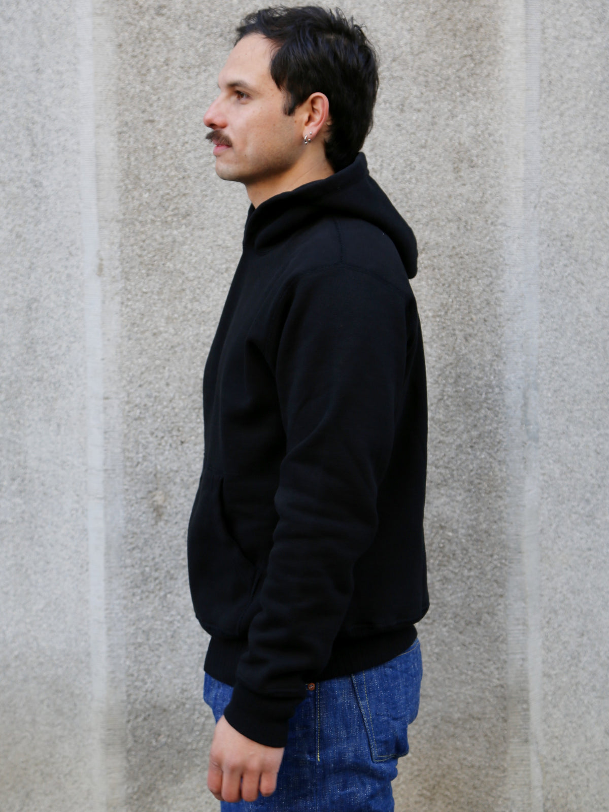 Whitesville Sweat Heavy Hoodie – Black (WV67729)