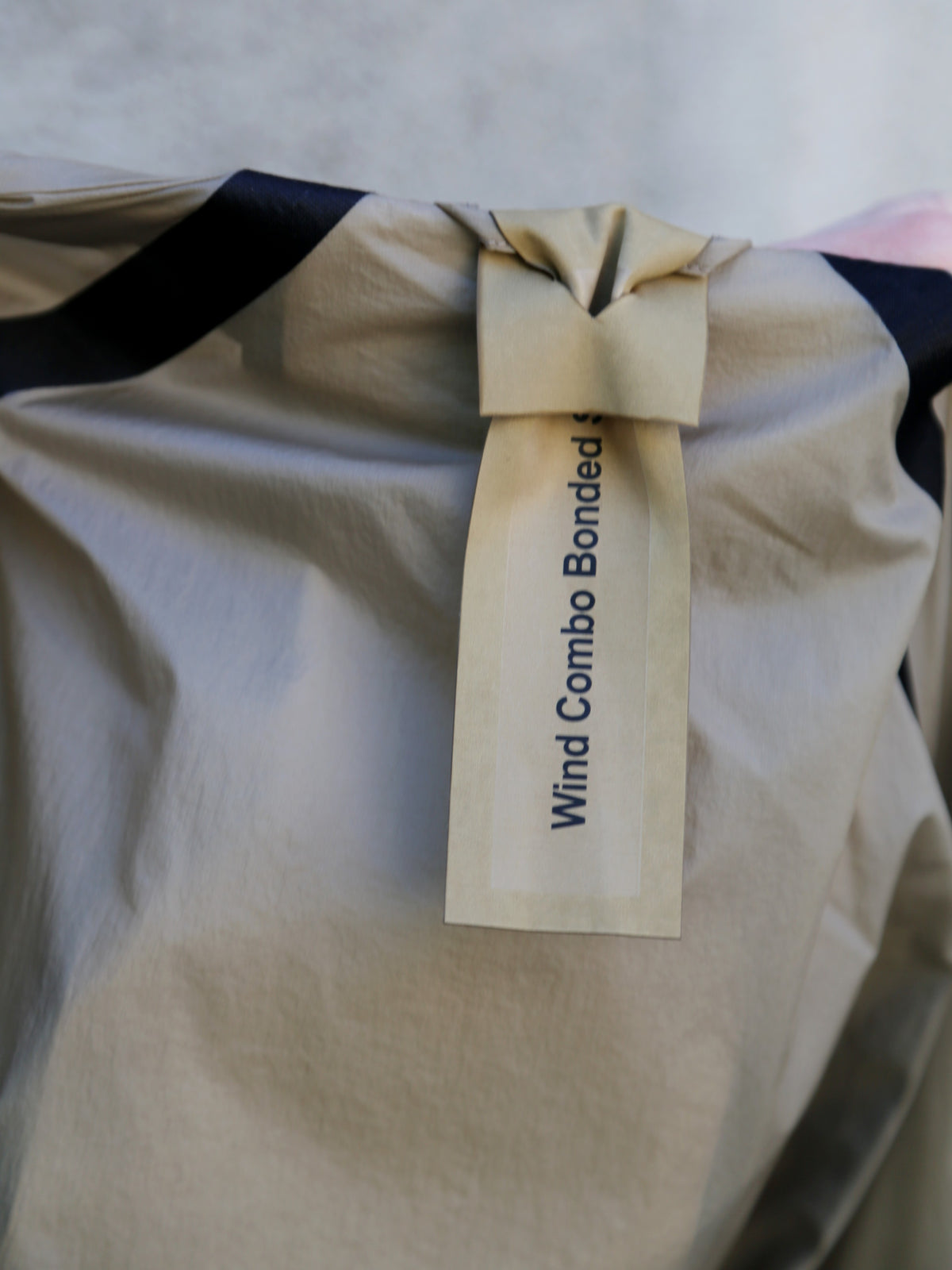 Ten C Wind Combo Bonded Shirt – Pale Taupe (22CTCUC11055)