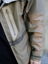 Ten C Wind Combo Bonded Shirt – Pale Taupe (22CTCUC11055)