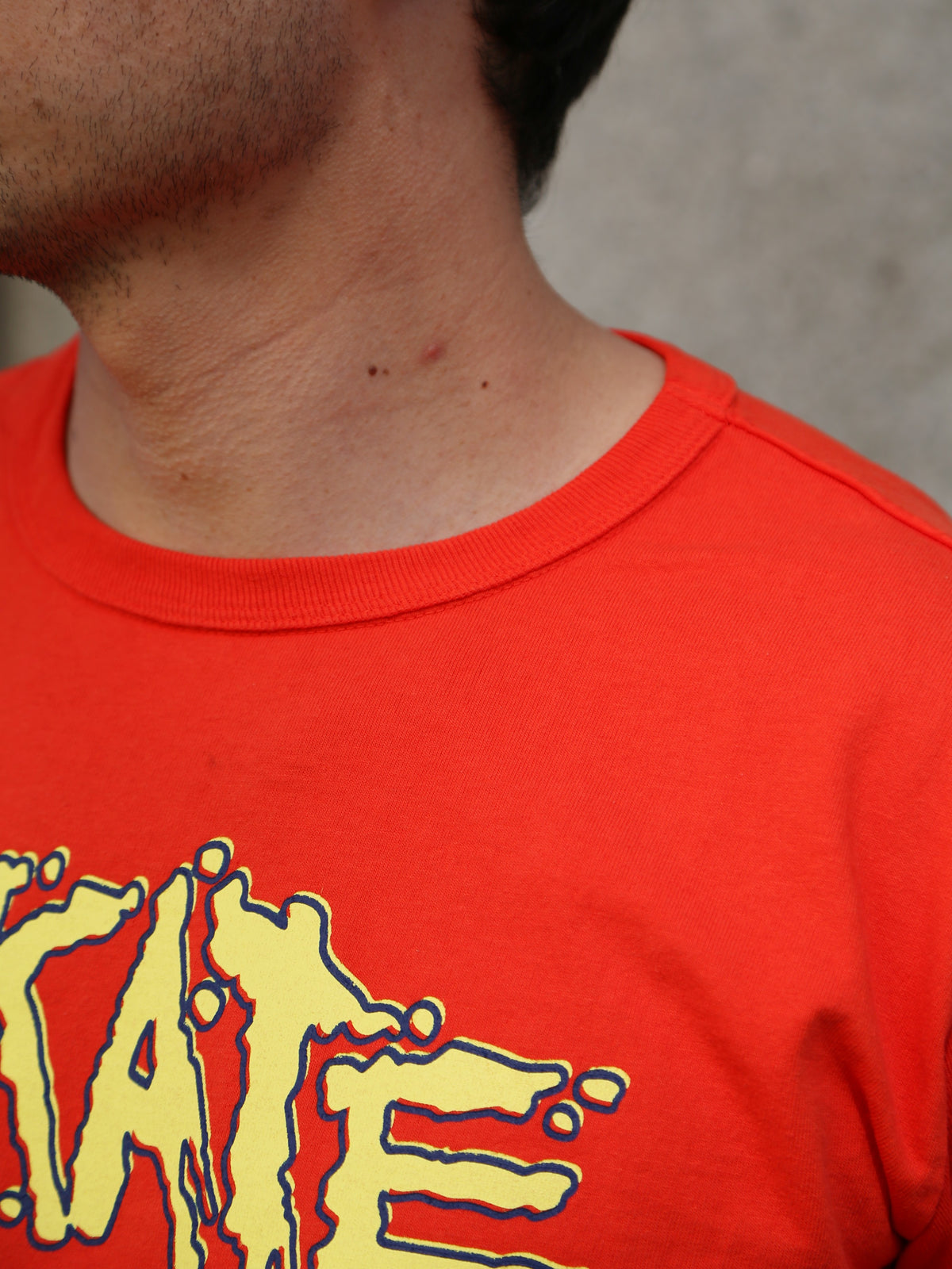 Studio d'Artisan USA Cotton Skate Print Tee – Red (8210B)