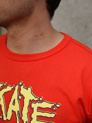 Studio d'Artisan USA Cotton Skate Print Tee – Red (8210B)