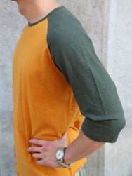Indigofera Leon Raglan Tshirt - Orange/Green Resin