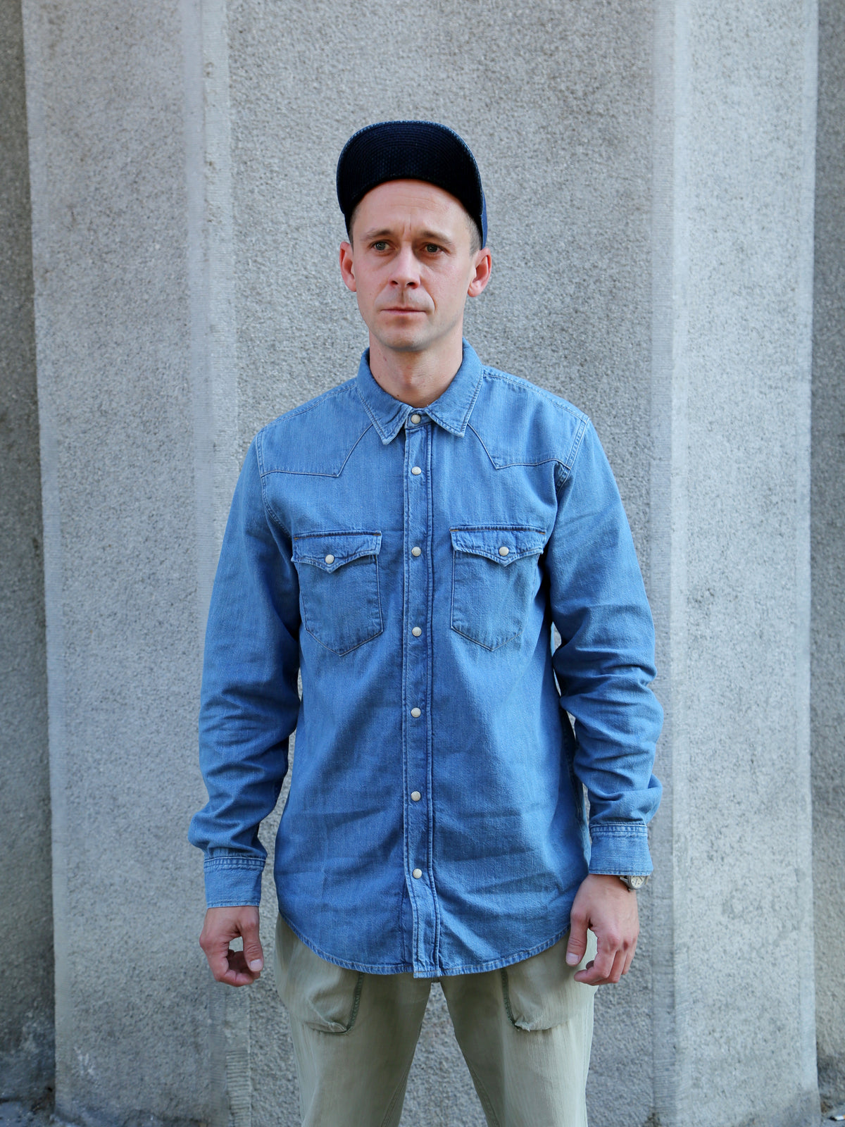 Nudie Jeans George Another Kind Of Blue Shirt - Denim