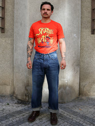Fleurs de Bagne Le Classic Denim “F055” – Heavy Used (FDB-PANT-F055-805)