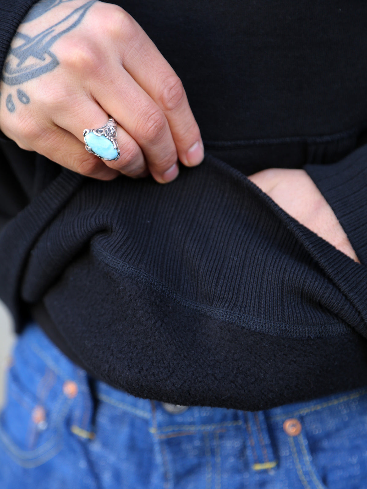 Whitesville Sweat Heavy Hoodie – Black (WV67729)