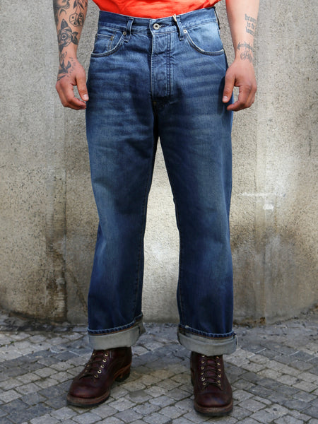 Fleurs de Bagne Le Classic Denim “F055” – Heavy Used (FDB-PANT-F055-805)