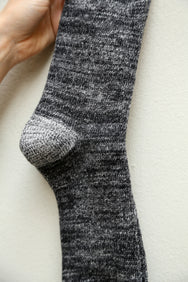 Homespun Knitwear Dustbowl Work Sock (Lot.009) - Charcoal