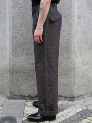 Samurai Jeans Kanoko Aimadara Trousers – Blue/Brown (SJAP26-KSK)