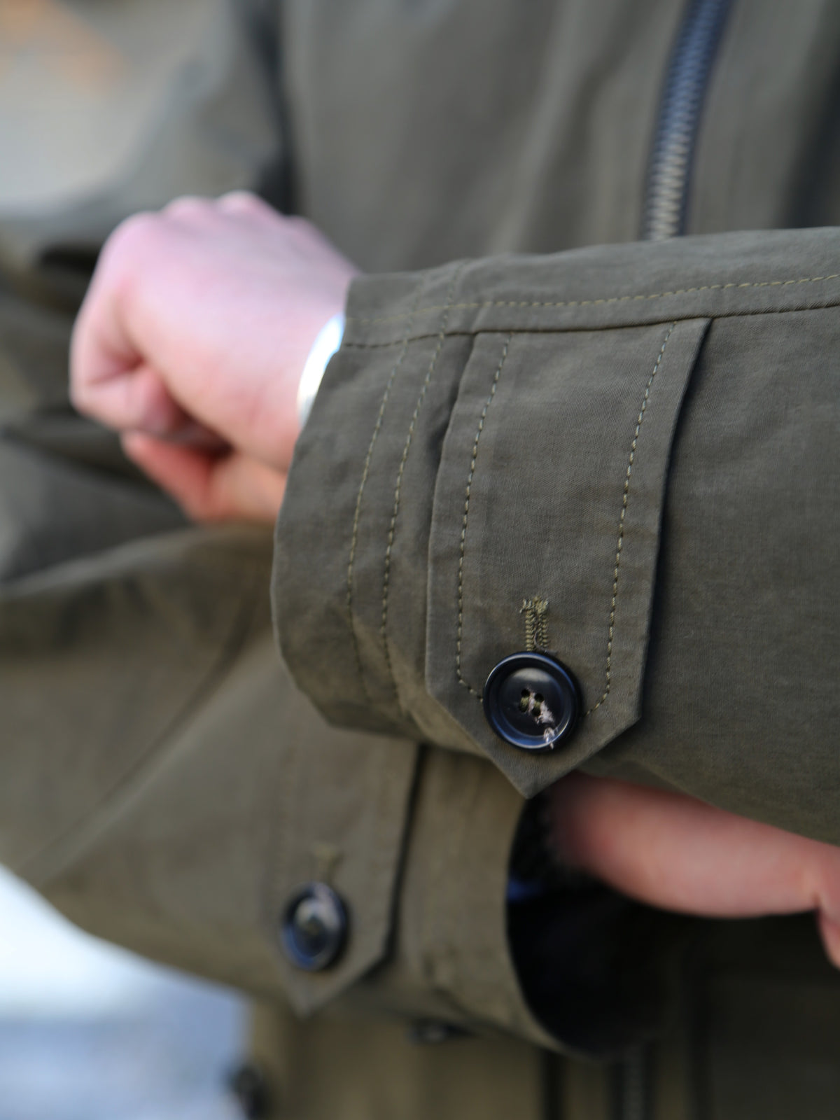 Hansen Garments DEREK Oversized Field Jacket – Khaki (32-78-6)