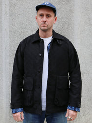 Samurai Jeans Baseball Shirt Liner – Indigo Stripe (SJCJK25-LNR)