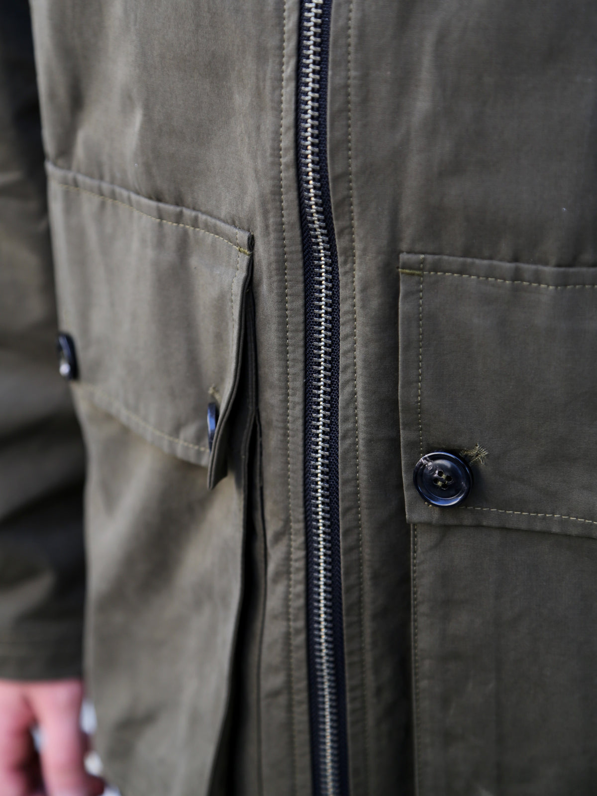 Hansen Garments DEREK Oversized Field Jacket – Khaki (32-78-6)