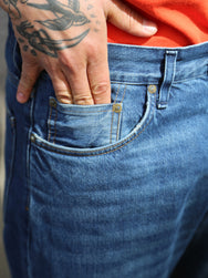 Fleurs de Bagne Le Classic Denim “F055” – Heavy Used (FDB-PANT-F055-805)