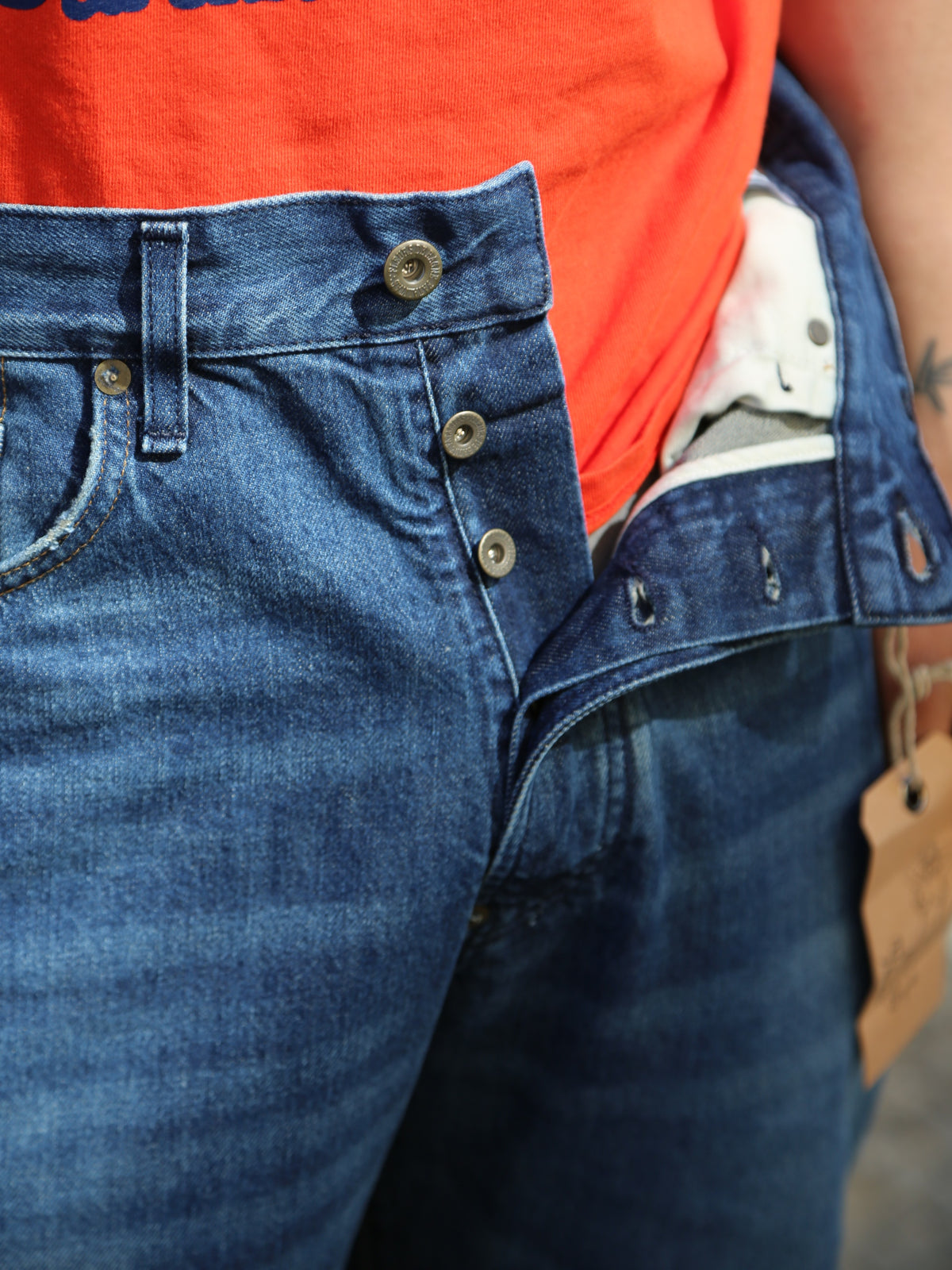 Fleurs de Bagne Le Classic Denim “F055” – Heavy Used (FDB-PANT-F055-805)