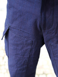 Samurai Jeans SJAP23-ARS Heavy Rip-Stop 6Pockets Pants - Natural Indigo