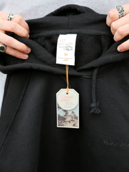 Nudie Jeans Gunde Logo Hoodie – Black (150600)