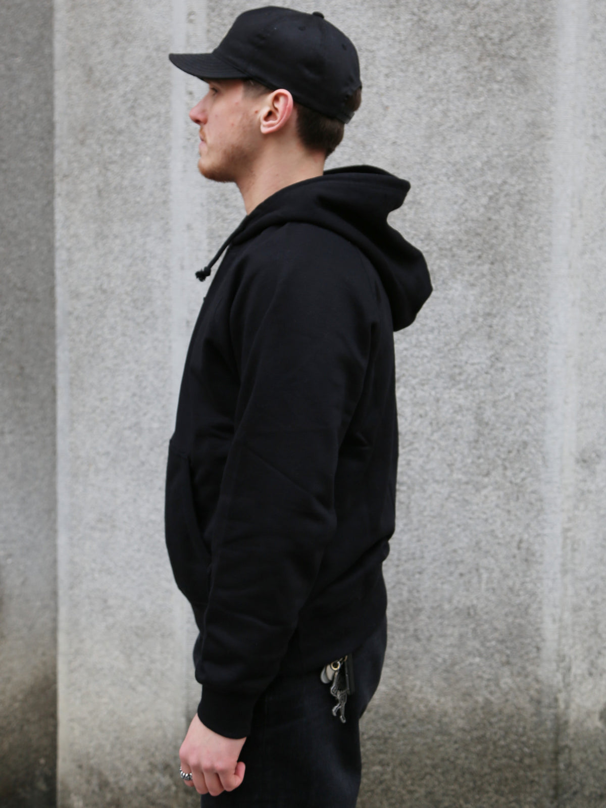 Nudie Jeans Gunde Logo Hoodie – Black (150600)