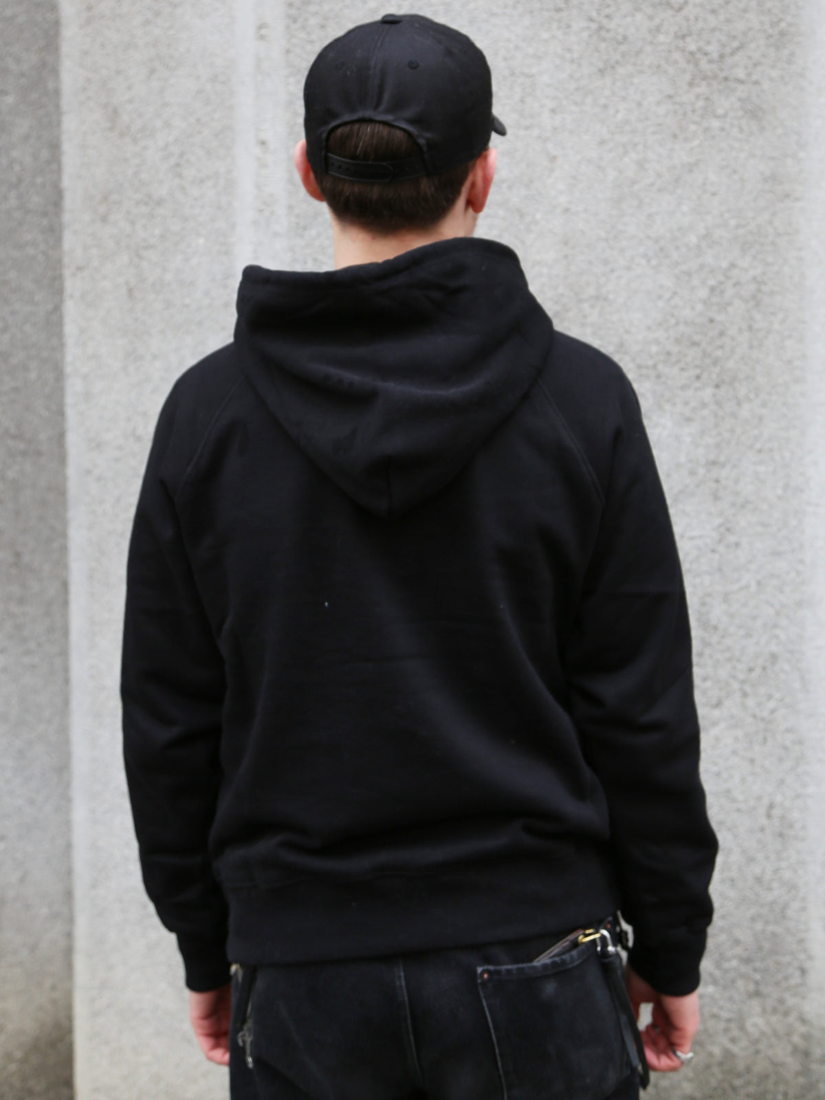 Nudie Jeans Gunde Logo Hoodie – Black (150600)