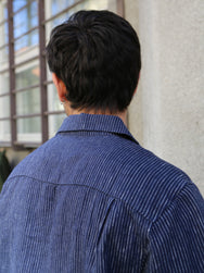 Gråbrodern Fröjel Short Sleeve Shirt – Deep Blue (G940-48-38)