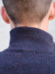 Hansen Garments 26-06-8 Didrik Knitted Polo Sweater - Night