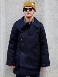 Fleurs de Bagne La Veste “Modele M38” Sashiko – Indigo (FBD-COAT-MM38-810)