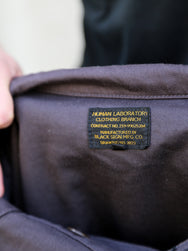 Black Sign Military Back Satin Hooded Deck Shirt – Mud Brown (BSSJ-25403)