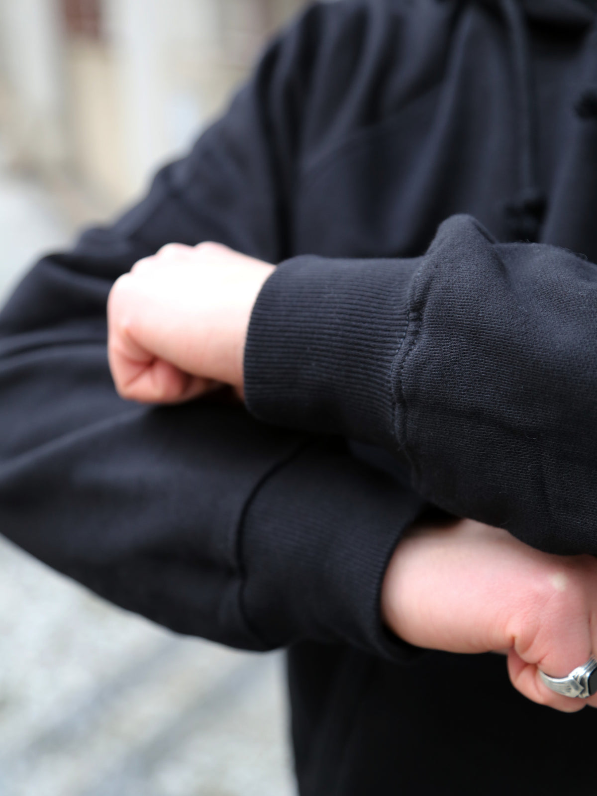 Nudie Jeans Gunde Logo Hoodie – Black (150600)