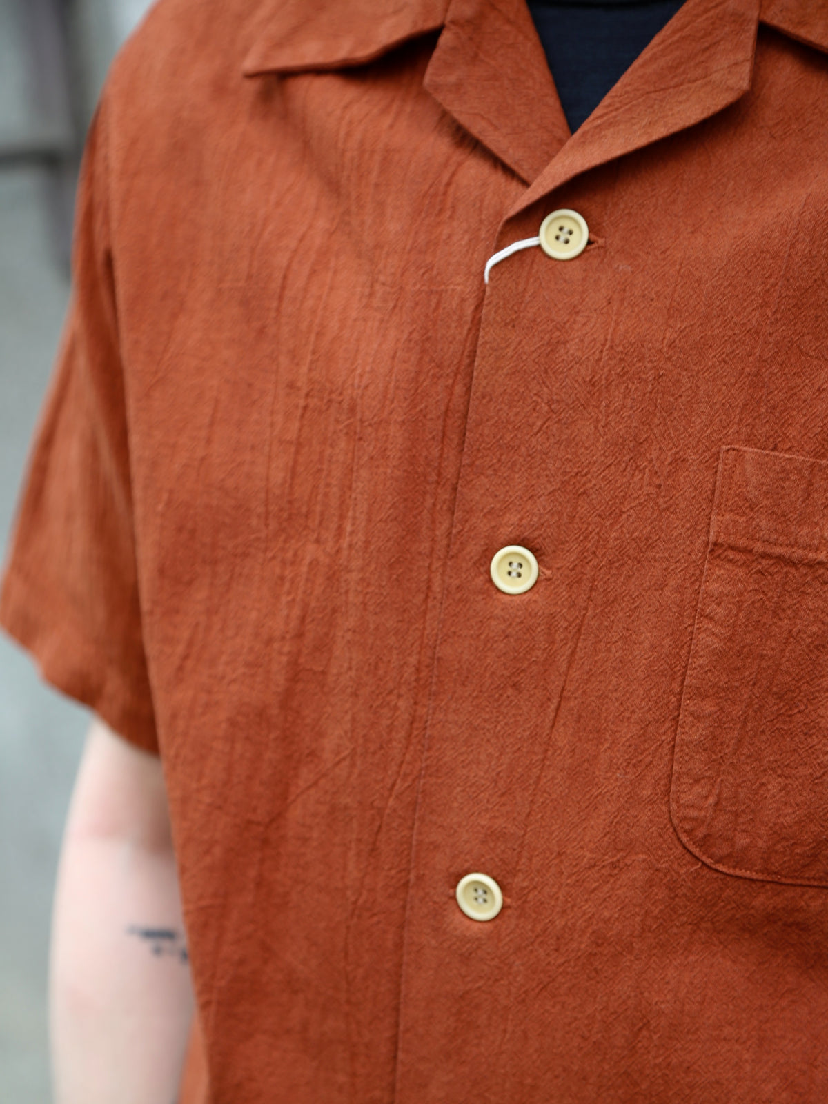 Studio d'Artisan Amami SS Shirt – Mud-Dyed (5739)