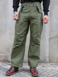 The Real McCOY's Trousers, Men’s Field M-65 – Olive (MP22101)