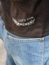 Fleurs de Bagne Tricot „Le Vice Dans Le Peau“ – Charcoal (FDB-TSSH-VICE-920)